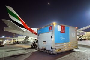 Emirates Skycargo transports Pfizer vaccine Dubai